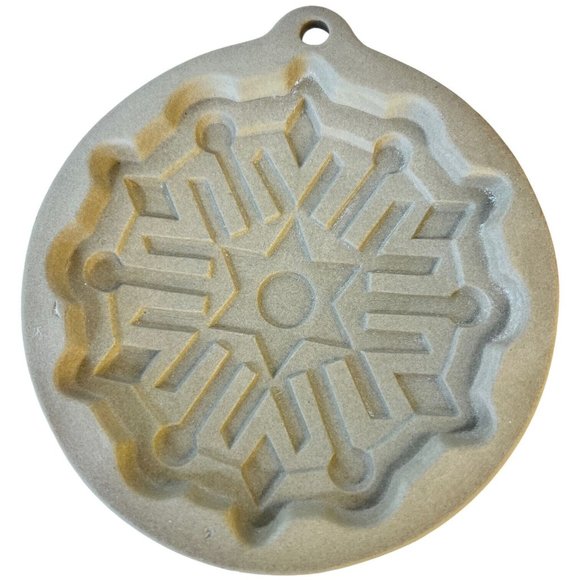 2 Wilton Cookie Art Mold Christmas 1997 Ornament Stocking Stoneware Butter Paper - Picture 4 of 5